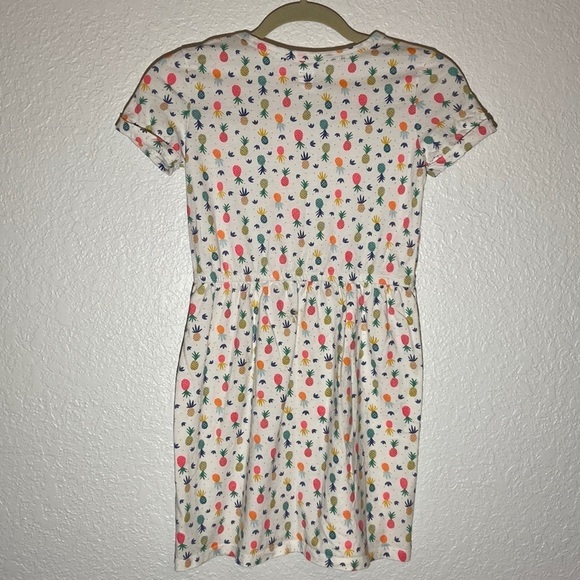 GAP Girls Pineapple Patterned Cotton T-shirt Short Sleeve Dress - XL - Picture 2 of 6